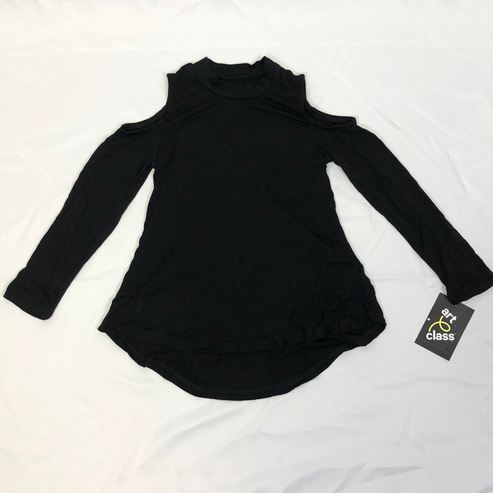 🌺 NWT Girls’ Art Class XS Cold Shoulder Top